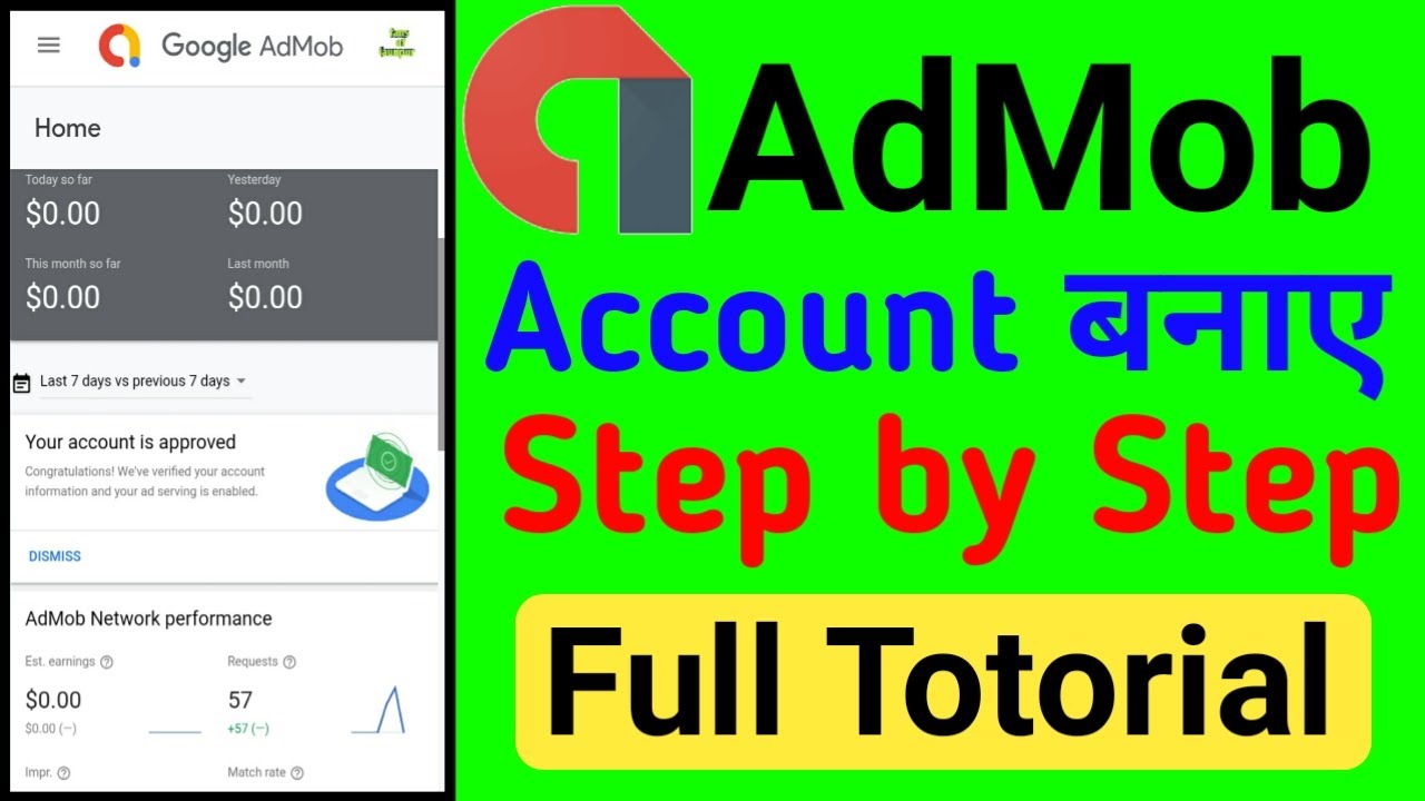 Admob par account kaise Banaye | How to create admob Account | add unit ...