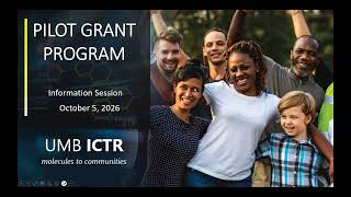 UMB ICTR ATIP and CEnR Information Session - October 5, 2026