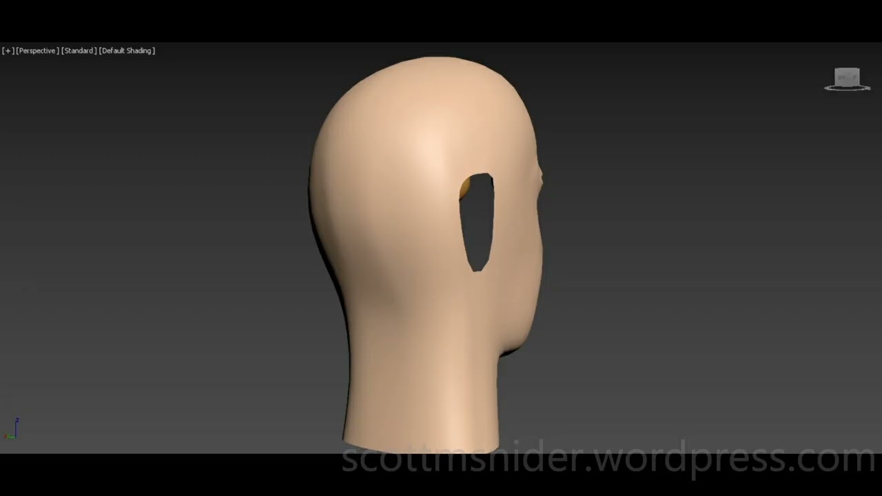 Flame: 3DS MAX Practice Polygon Head Model Video # 119 (01-07-2026)