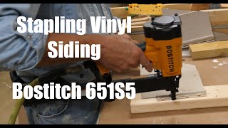 Bostitch 651S5 Stapler for Vinyl Siding
