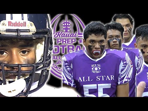 🔥🔥🌴Hawaii Football - Rep 50 Kauai Prep Football 'All Star' Showcase (Hawaii) - 2018