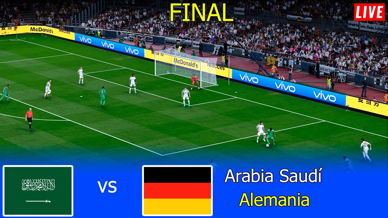 Arabia Saudí-Alemania-Final de la Copa Mundial de la FIFA 2026 Estados Unidos Partido completo PES