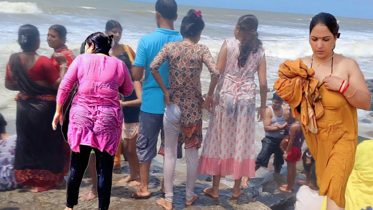 New Digha Sea Beach Bathing Part 4