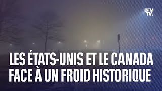 L'est des États-Unis et du Canada touchés par un froid polaire historique