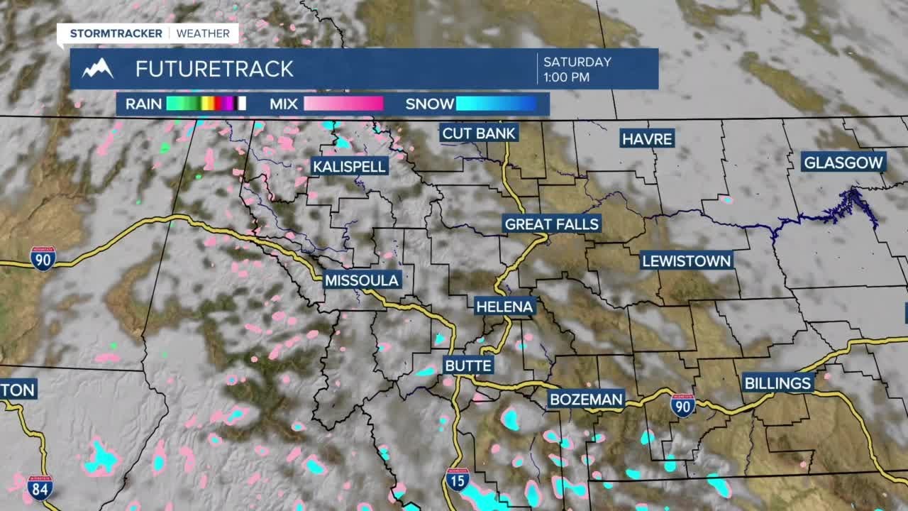 Scattered snow showers through this evening - YouTube