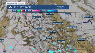 Scattered snow showers through this evening