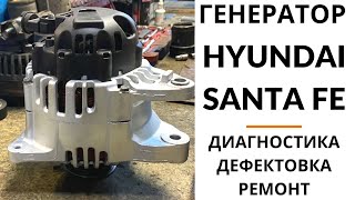 Генератор Hyundai Santa Fe, Sonata, Kia Magentis. Диагностика, дефектовка и ремонт.