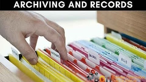 Archive and Records Training Course