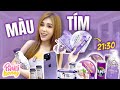 Thử thách 24H chỉ dùng đồ MÀU TÍM | PINKY HONEY