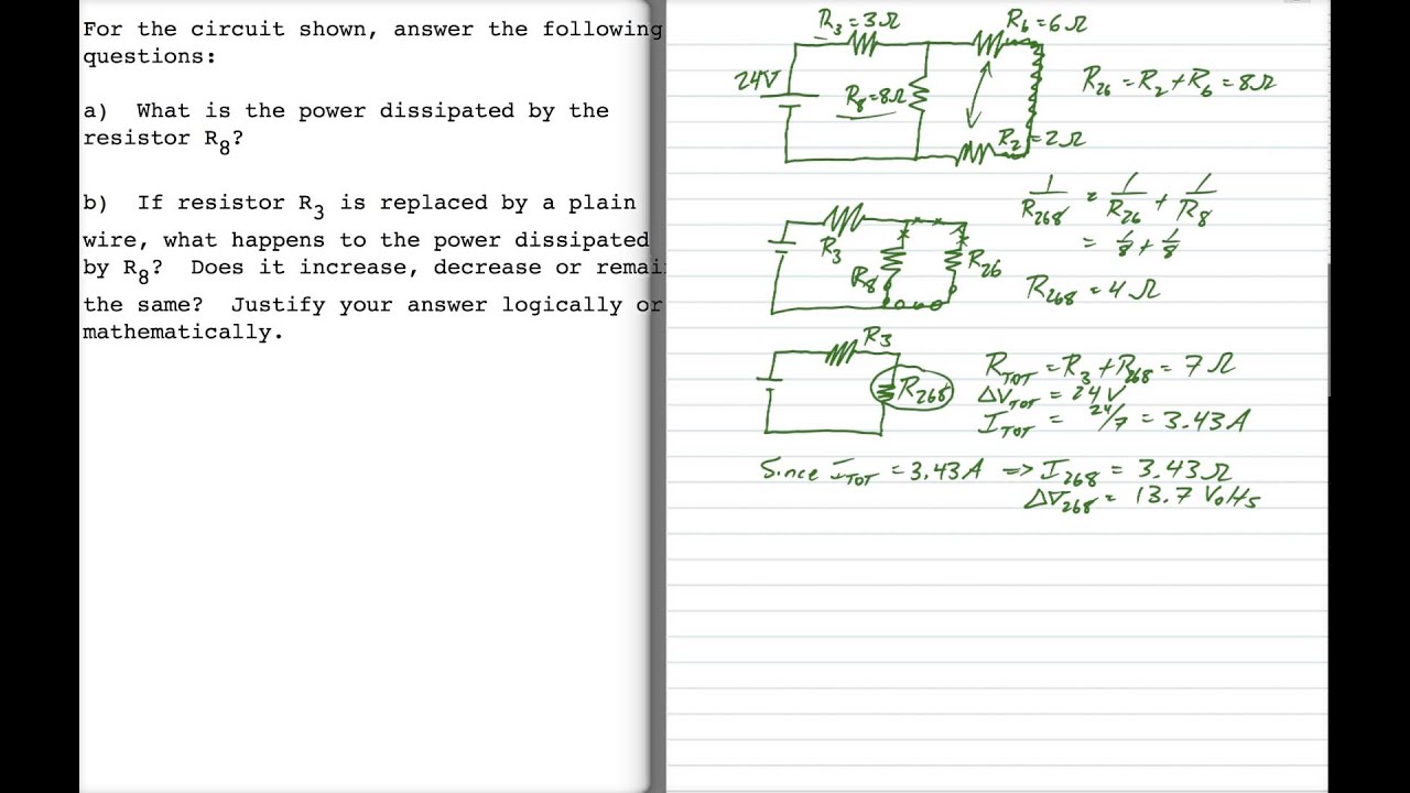 Physics 10164 - Spring 2014 - Exam 2C, Problem #1 - YouTube