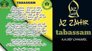 #SHOLAWAT tabassam ~AZ ZAHIR~ {A.A.UQY CHANNEL}
