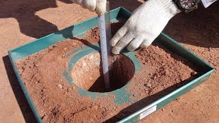 FDT/Sand Replacement Test In Urdu/Hindi (ASTM D1556)