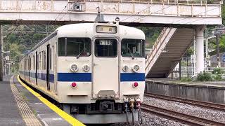 運用変更⁉️代走鋼製415系現川駅を発車