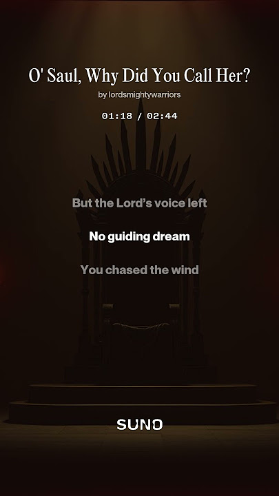 O' Saul, Why Did You Call Her #music #song #lyrics #remix