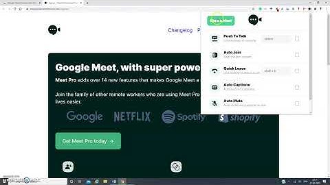 Using Google Meet Enhancement Suite