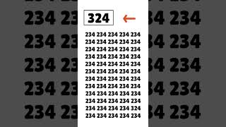 Famous Challenge youself find the number 324 💯💯🤔🤔❓❓❓#foryou #fyp Wealth