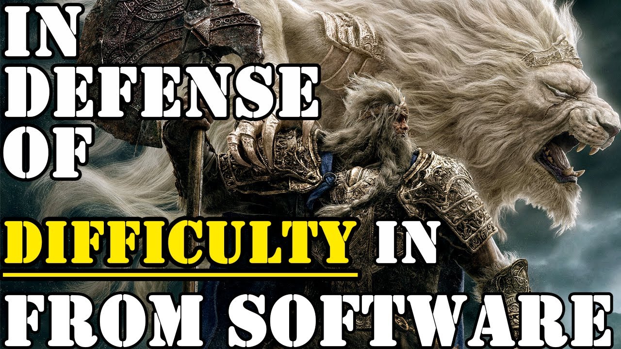 In Defense of Difficulty in From Software Games and Elden Ring (Why An Easy Mode Would Ruin Them)