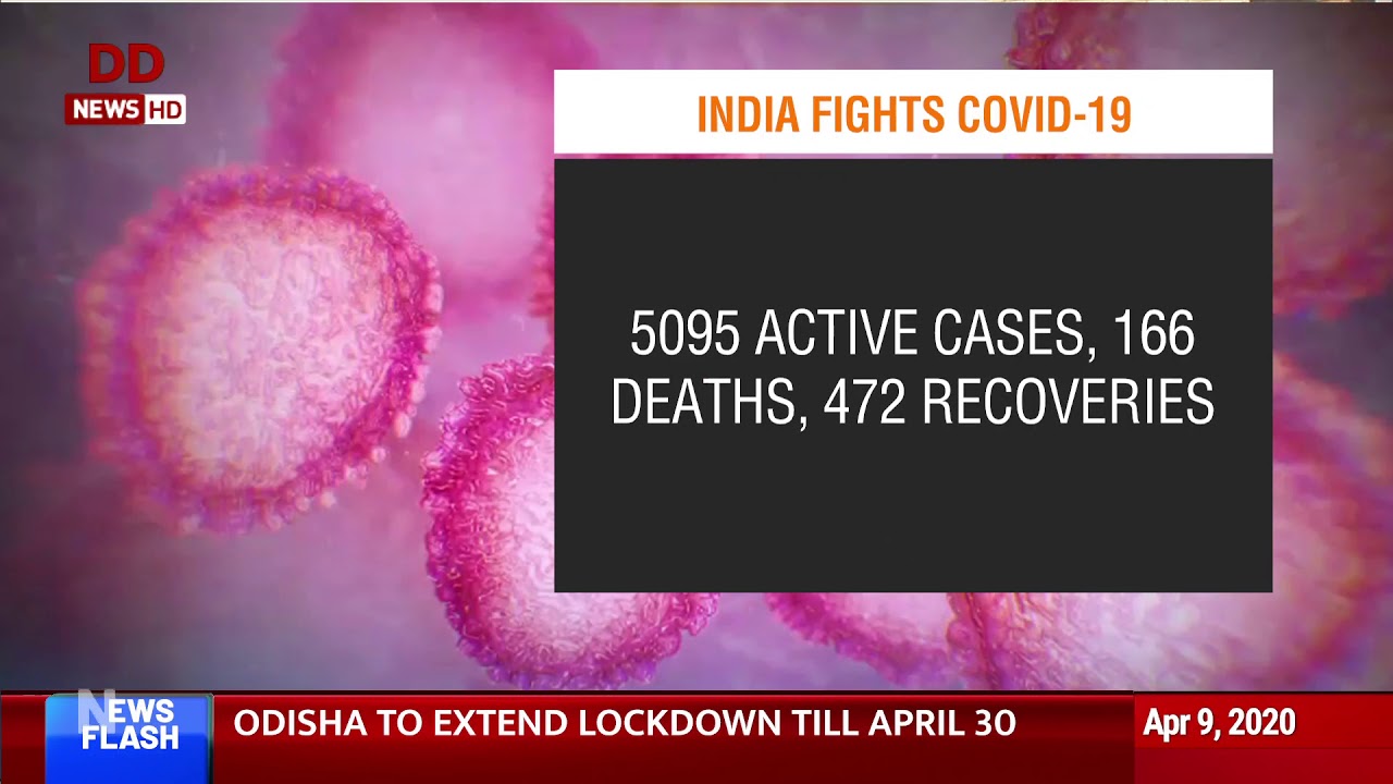 India Fights COVID-19 : 5095 active corona cases in India, 166 deaths, 472 recoveries