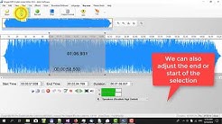 How to cut songs with Simple MP3 Cutter Joiner Editor  - Durasi: 1:09. 
