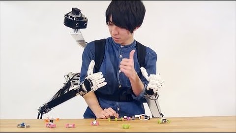 和机械臂“合体”的背包，背上变三头六臂，能远程操控一起工作