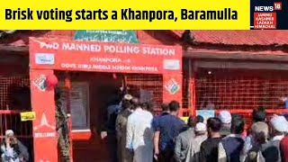 Jammu Kashmir News | Brisk voting starts a Khanpora,  Baramulla |