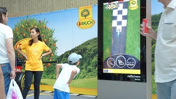 RAUCH - Human Motion Tracking and Gesture Recognition - Interactive Digital Signage