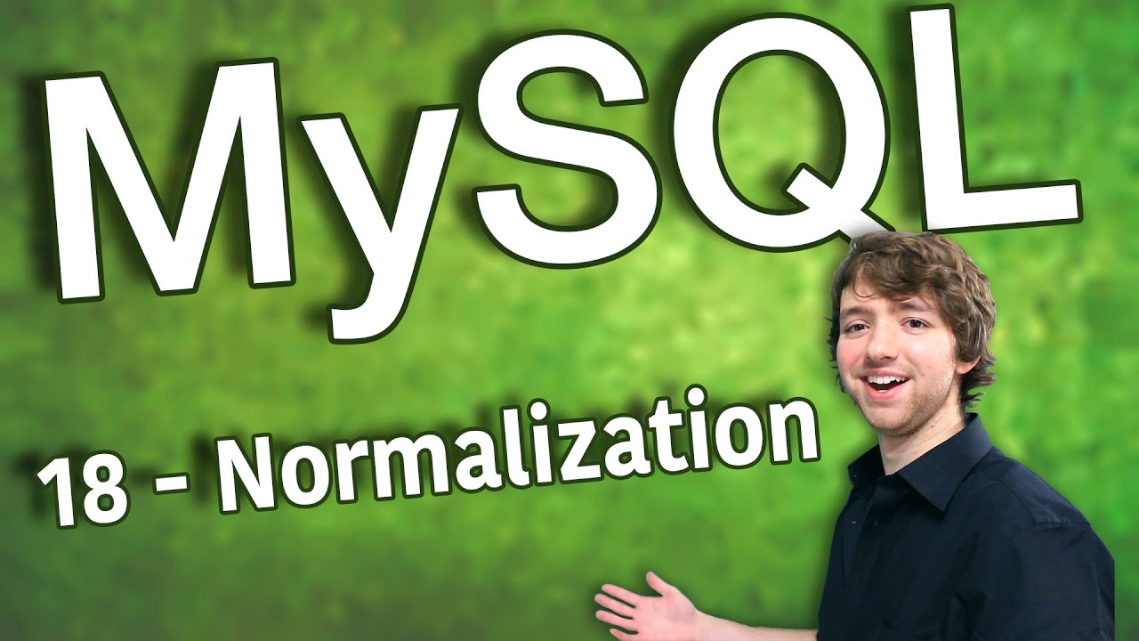 MySQL 18 - Intro to Normalization - YouTube