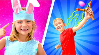Levi vs Ivy: Who Made the BETTER Spring Craft?! (YOU Decide)