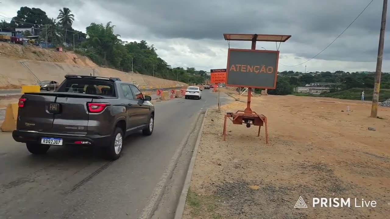 AVANÇO DAS OBRAS DO VLT NA ESTRADA DO DERBA - Transmissão ao vivo de METRÔLINHA 1
