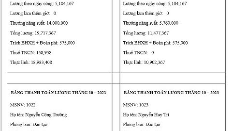 In Trộn Nhiều Phiếu Lương Trên 1 Trang