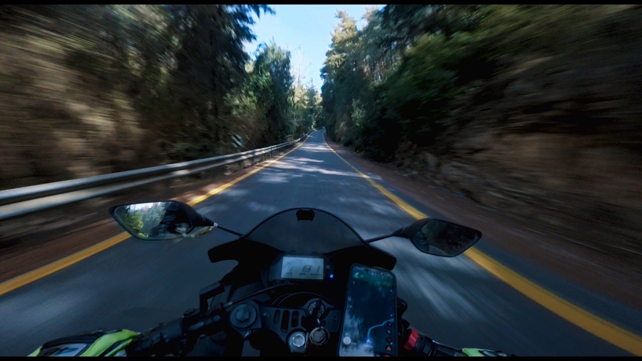 Ride with me in the mountains (My footpeg broke)| Yamaha R-3 POV [4K]
