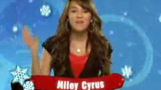 Happy Holidays from Hannah Montana Cast