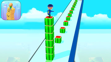 New Satisfying Mobile Game Latest Upgrade: Cube Surfer, Roof Rails, Batterry Run, Tall Man Run...
