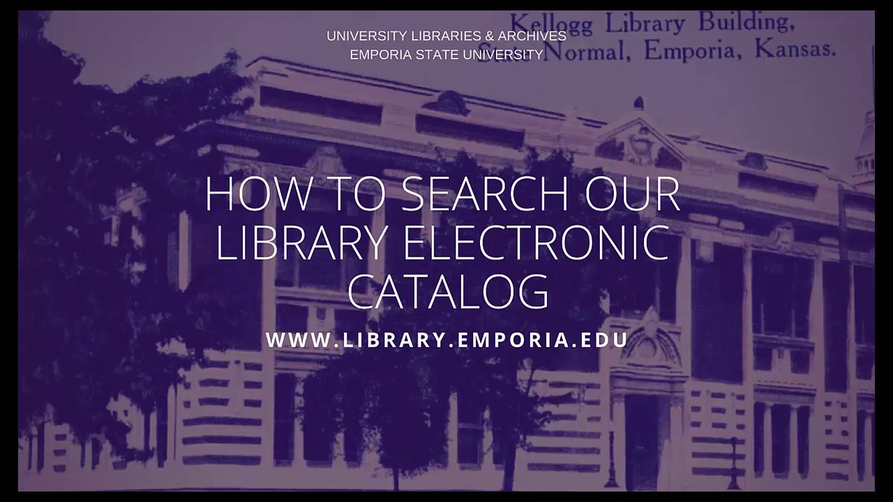 Using Our Library Catalog - YouTube