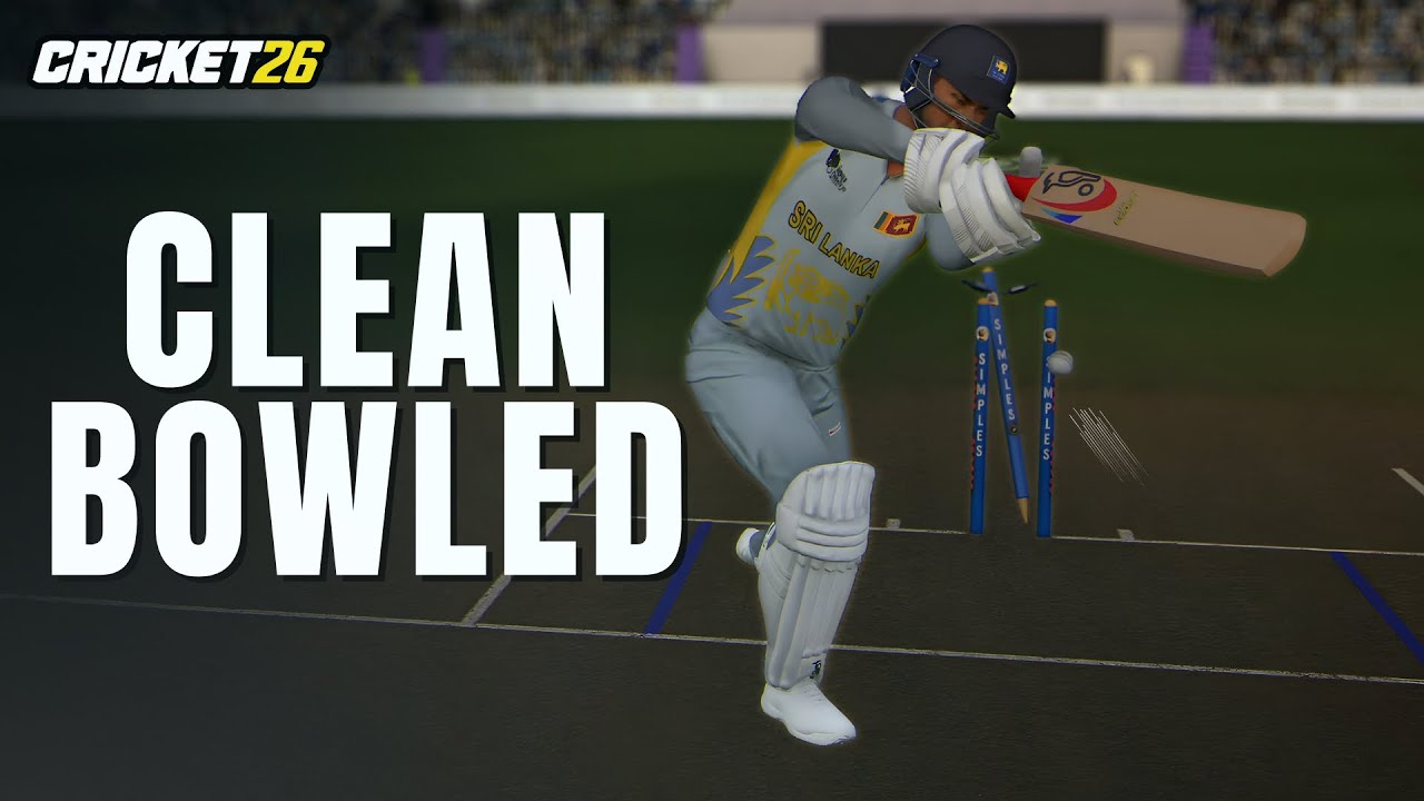 Why Clean Bowled Looks So Much Better in Cricket 26 - YouTube