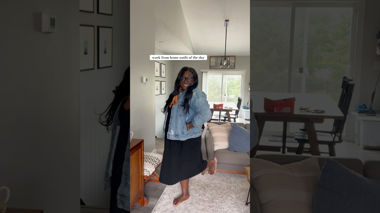 WFH outfit of the day that can totally transition to an in office one. 