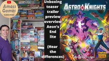 Astro Knights co-op deck building board game unboxing teaser trailer preview overview AmassGames