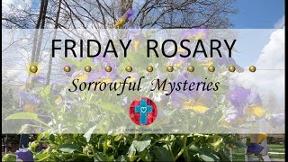 Friday Rosary • Sorrowful Mysteries of the Rosary 💜 May 3, 2024 VIRTUAL ROSARY - MEDITATION