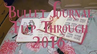 Bullet Journal Flip-Through 2016 | VEDJ | TheWordsIRead