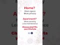 Home or apartment? #ytshorts #realestate #home #apartment #space #privacy #lifestyle #investment