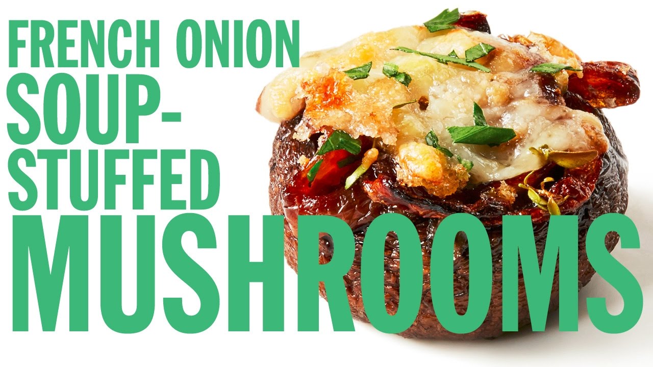 French Onion Soup-Stuffed Mushrooms | Food Network