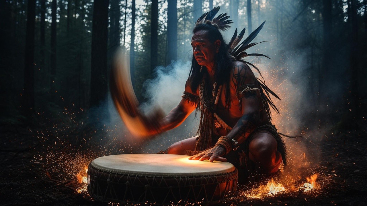 🔥 Священные шаманские барабаны | Древняя флейта и племенной ритуал