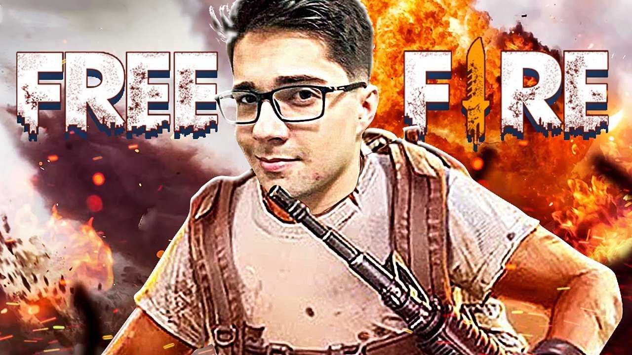Um JOGADOR de CSGO no FREE FIRE, quase fui ATROPELADO - Consegui VENCER?