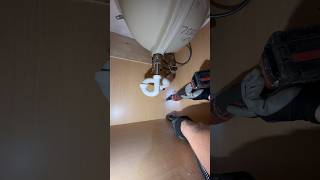 Leaking drain in ceiling. #plumbing #leak #repair
