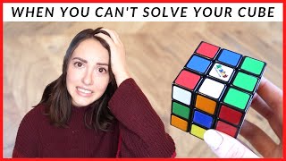 RUBIKS CUBE TROUBLESHOOTING | When you can