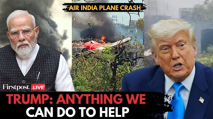 Ahmedabad Plane Crash LIVE: US President Trump Mourns Gujarat Plane Crash Victims | Air India Crash