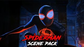 Miles Morales Spiderman Scenepack 4k (Spiderman across the spider verse)