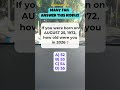 How old were you in 2026? #shorts #maths #riddles