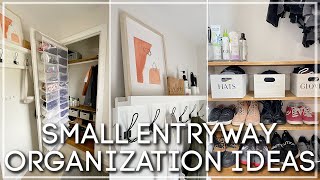 SMALL HOME ORGANIZATION &amp; STORAGE IDEAS 2023 / EASY CLUTTER-FREE SOLUTIONS FOR SMALL HOMES