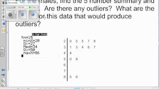 AP Statistics Chapter 1 video 14 Outliers